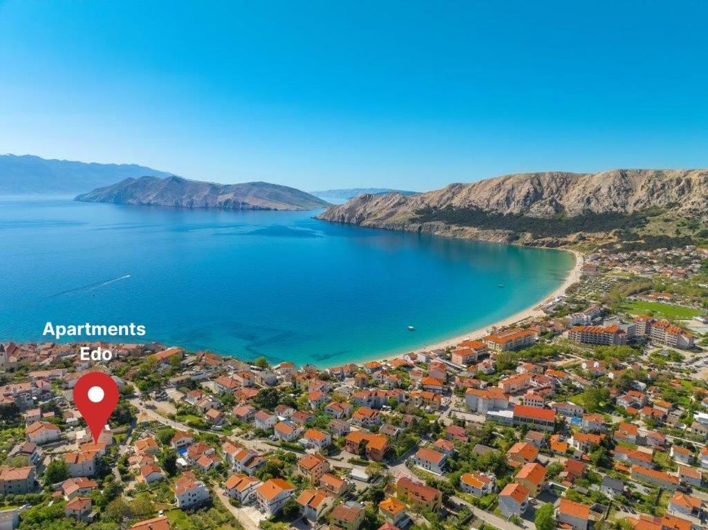 Apartments Edo With Terrace Baška Eksteriør billede